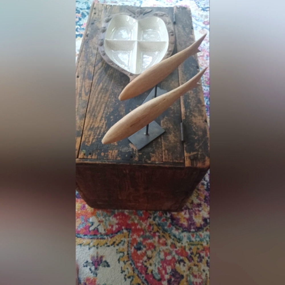 Wooden Fish Sculptures - Natural Brown - Picture 12 of 16
